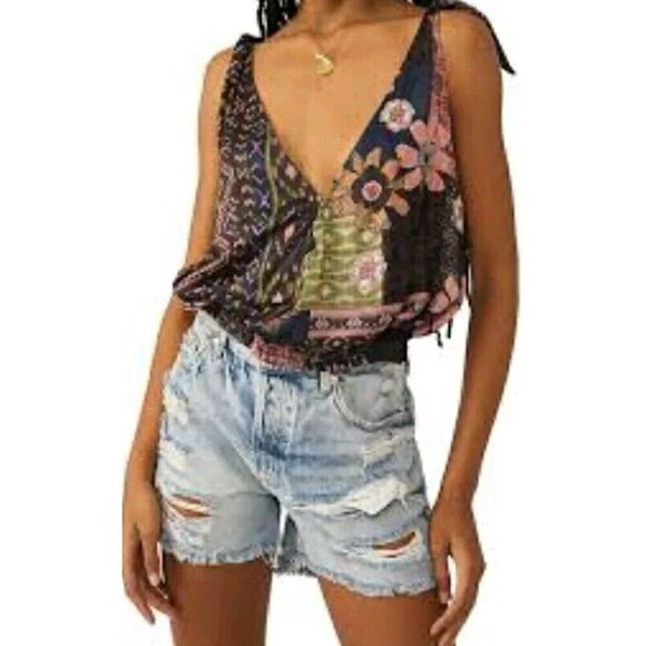 NEW FREE PEOPLE TIED TO YOU TANK TOP SIZE MEDIUM - Picture 1 of 15